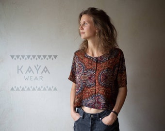Sari Hemd Bluse Parsley Boho