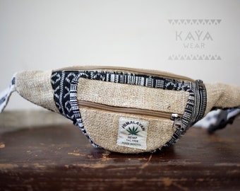 Hemp cotton fanny pack / belt bag