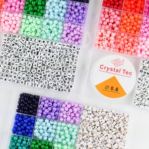 Stacked Sweetly Stretchy Bracelet Craft Kit VSCO Activity Box Craft for Teens Make Your Own Bracelets DIY Jewelry Kit Stocking Stuffer Etsy