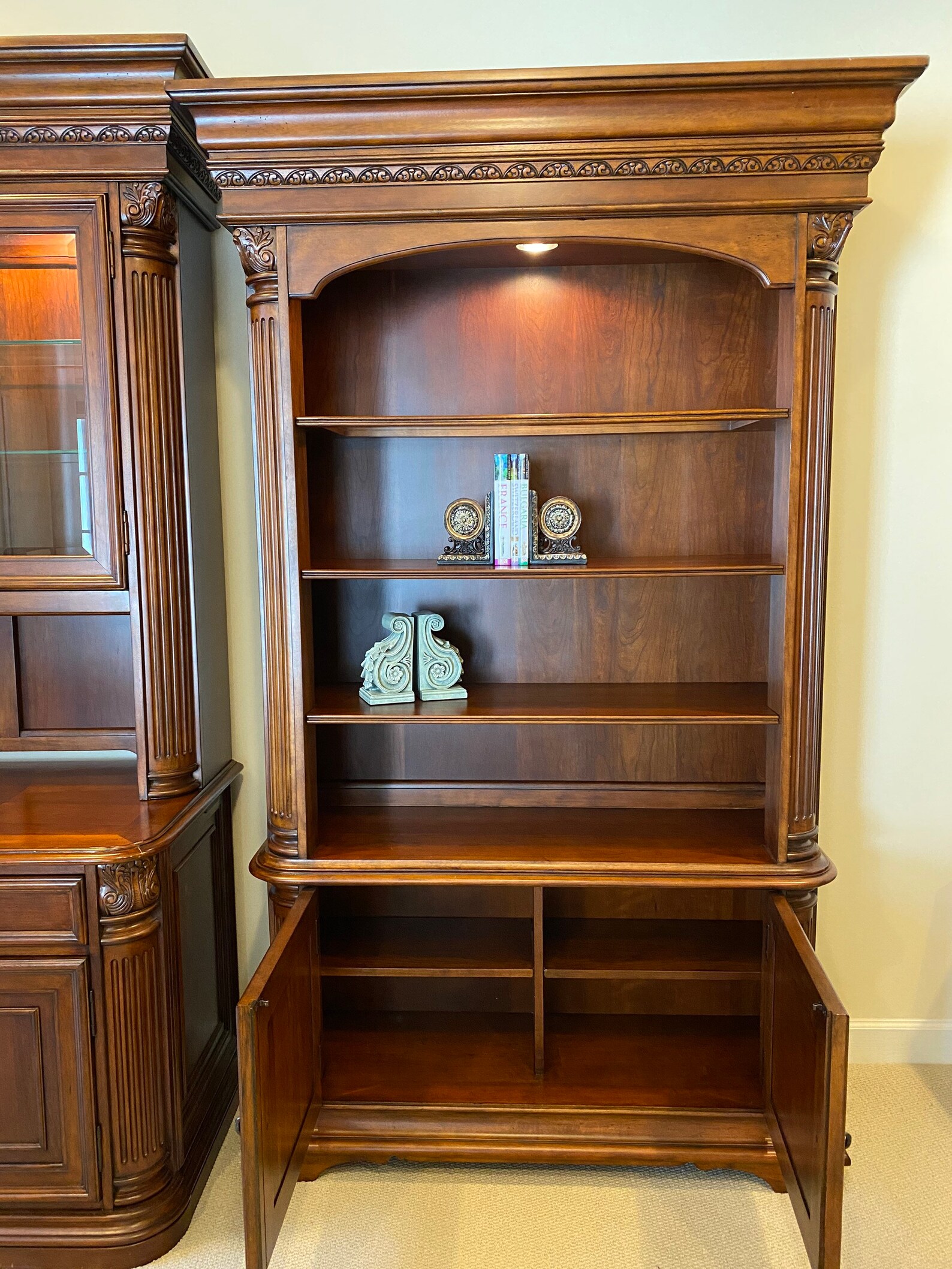 Bookcase Hutch and Base Etsy