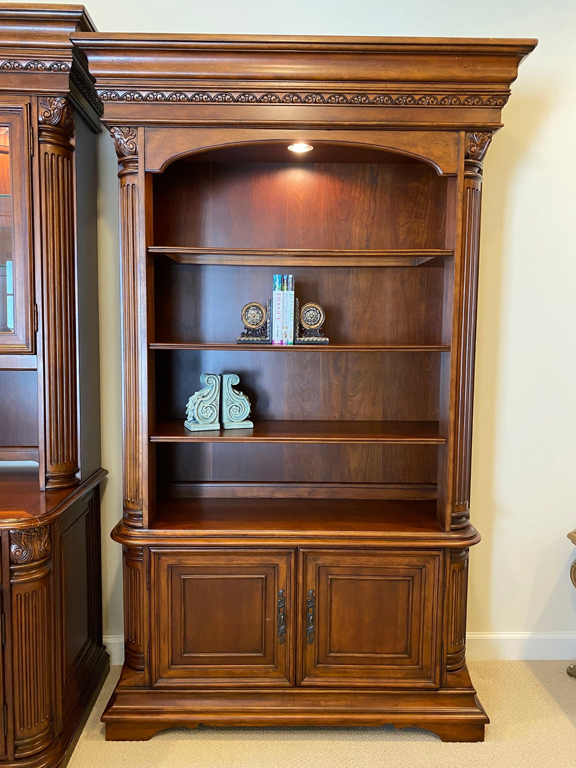 Bookcase Hutch and Base Etsy