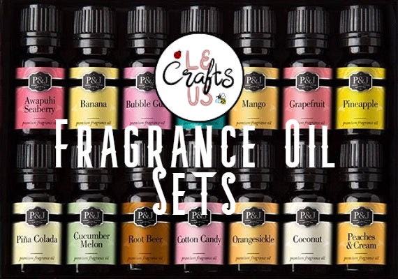 P&J Fragrance Oil  Holiday Set of 6 - Scented Oil for Soap Making,  Diffusers, Candle Making, Lotions, Haircare, Slime, and Home Fragrance 