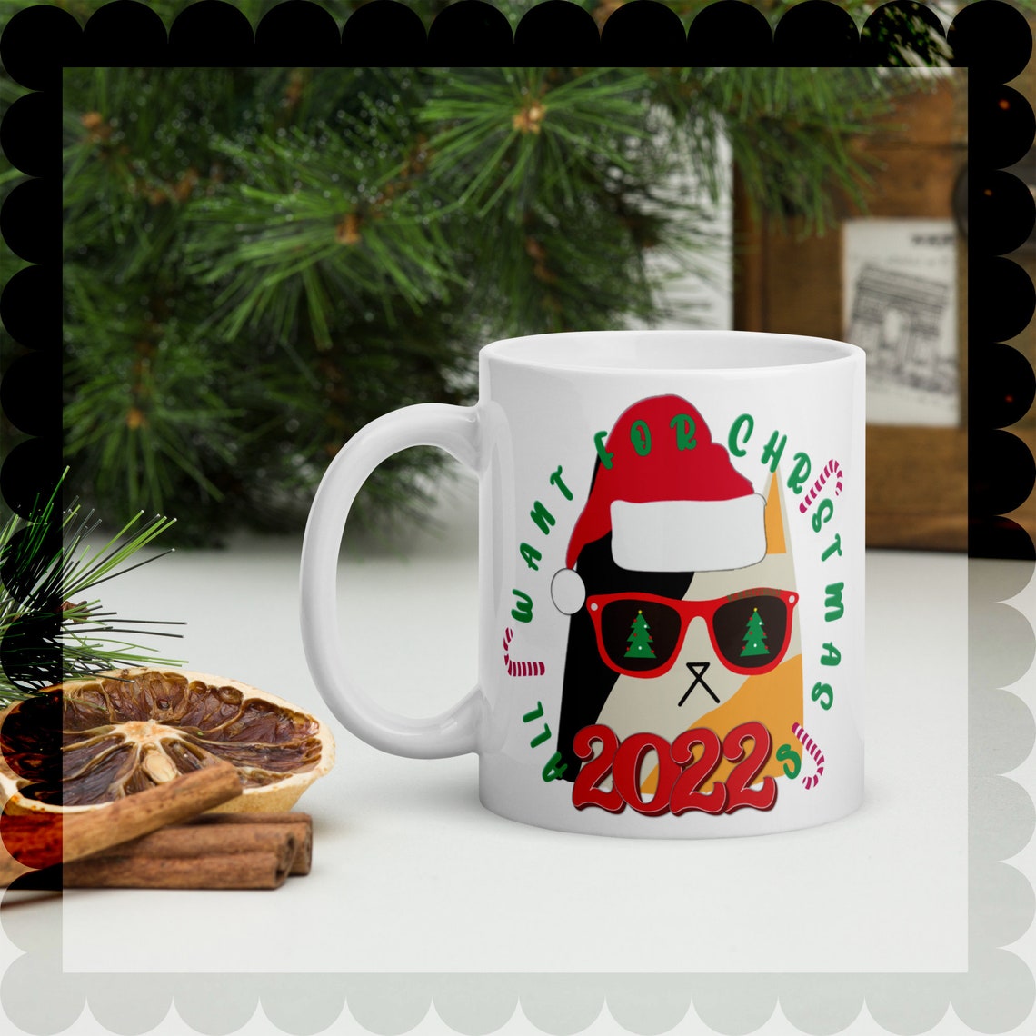 Apple Geschenke Weihnachten 2022 Grumpy Cat Santa Wants 2022 Für Weihnachten Lustige 2021 Etsy