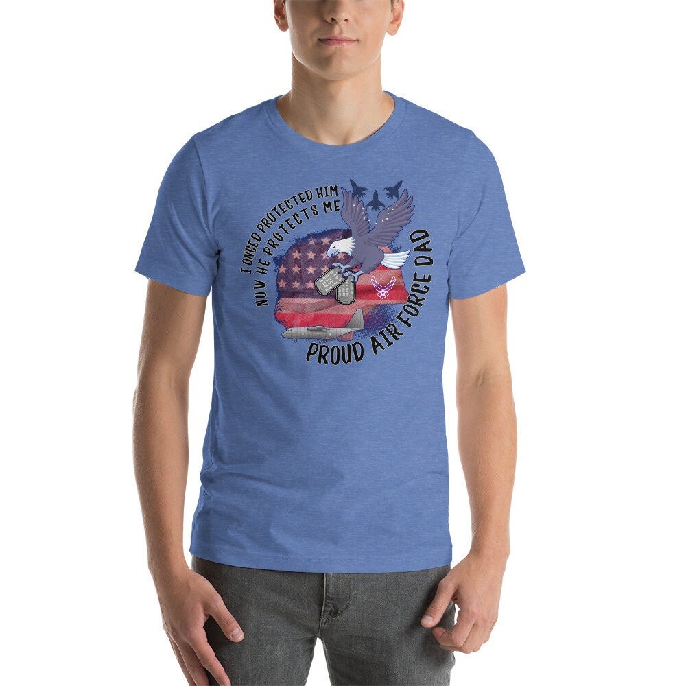 Proud Air Force Dad Military Parent Dad 