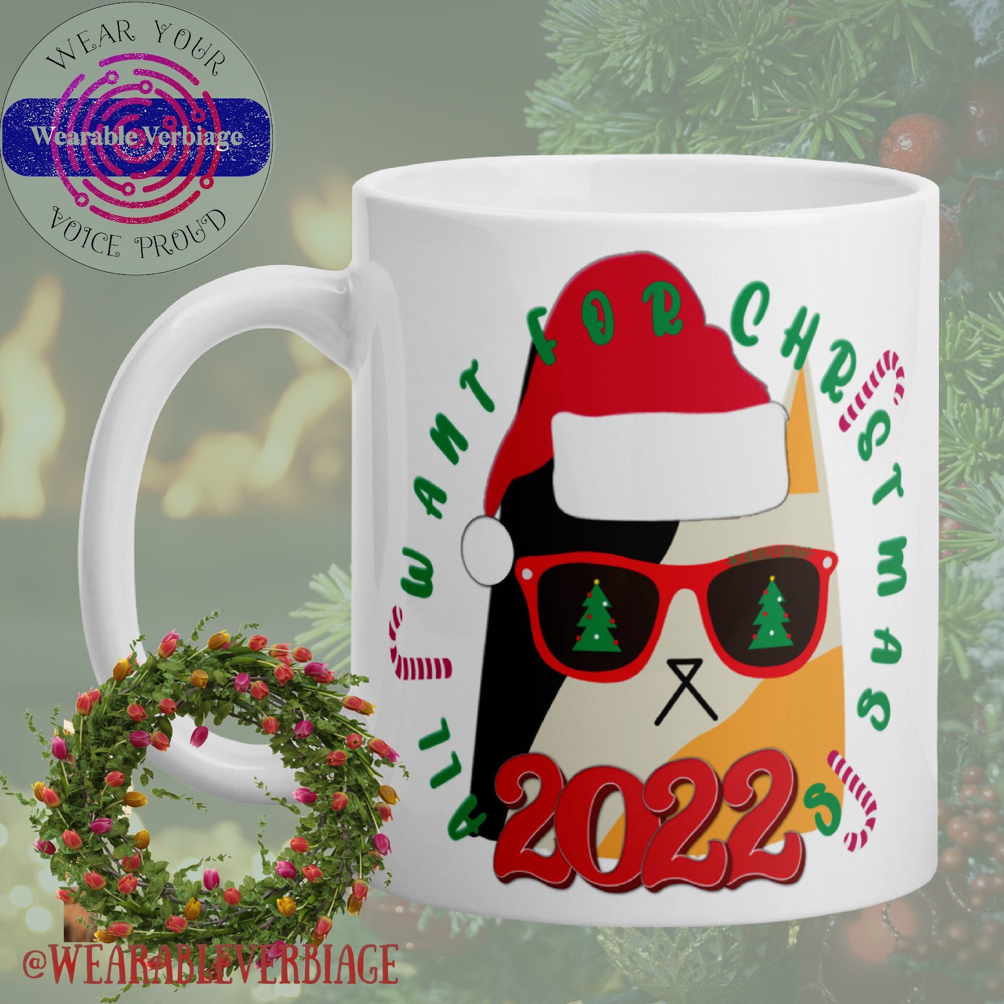 Apple Geschenke Weihnachten 2022 Grumpy Cat Santa Wants 2022 Für Weihnachten Lustige 2021 Etsy