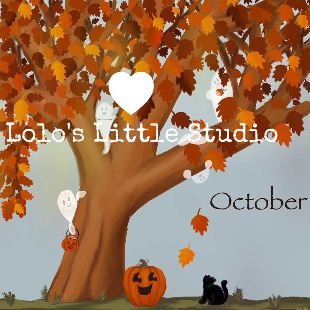 The Ghost's Favorite Month October Etsy