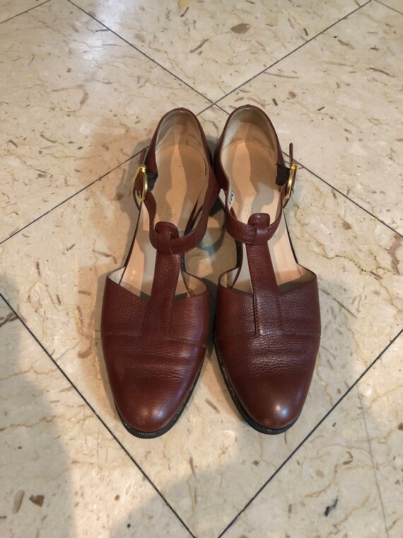 Vintage Ferragamo Mary Janes