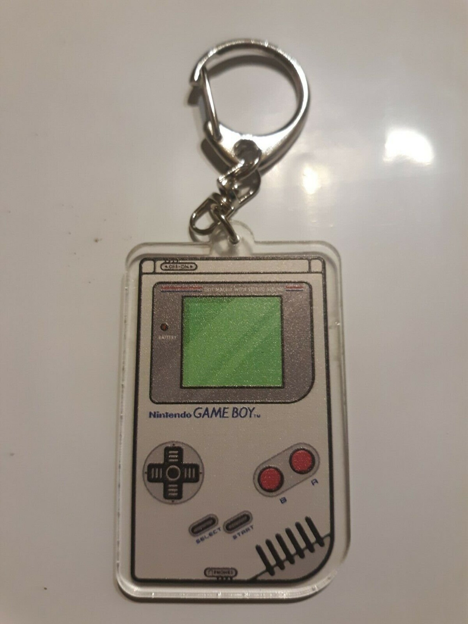 Gameboy Flat Acrylic Keychain Etsy