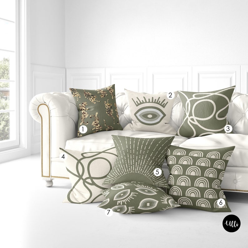 Boho Throw Pillow Cover - Thumbnail 5