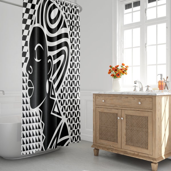 African American Shower Curtains - Etsy