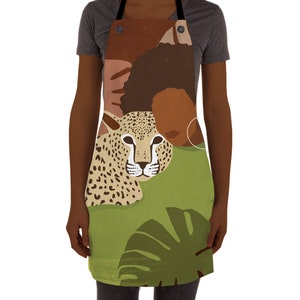 African American Woman Apron, Kitchen, Black American Gift, Mothers Day, Gift for Chef, Gift for Sister, Gift for Friend, House Warming Gift