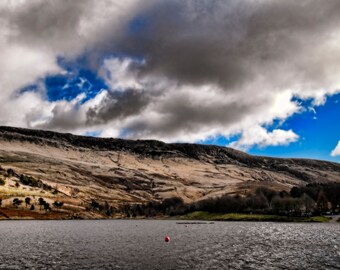 Dovestone Reservoir Buoy, Greenfield, Manchester (2018) - Instant Digital Download, Landscape Photography, Printable Artwork, Original