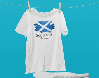 T-shirt da donna Bandiera della Scozia