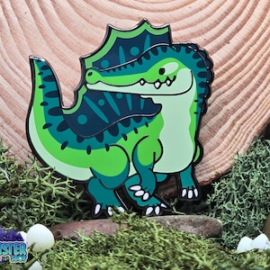 Spinosaurus Emaille Pin