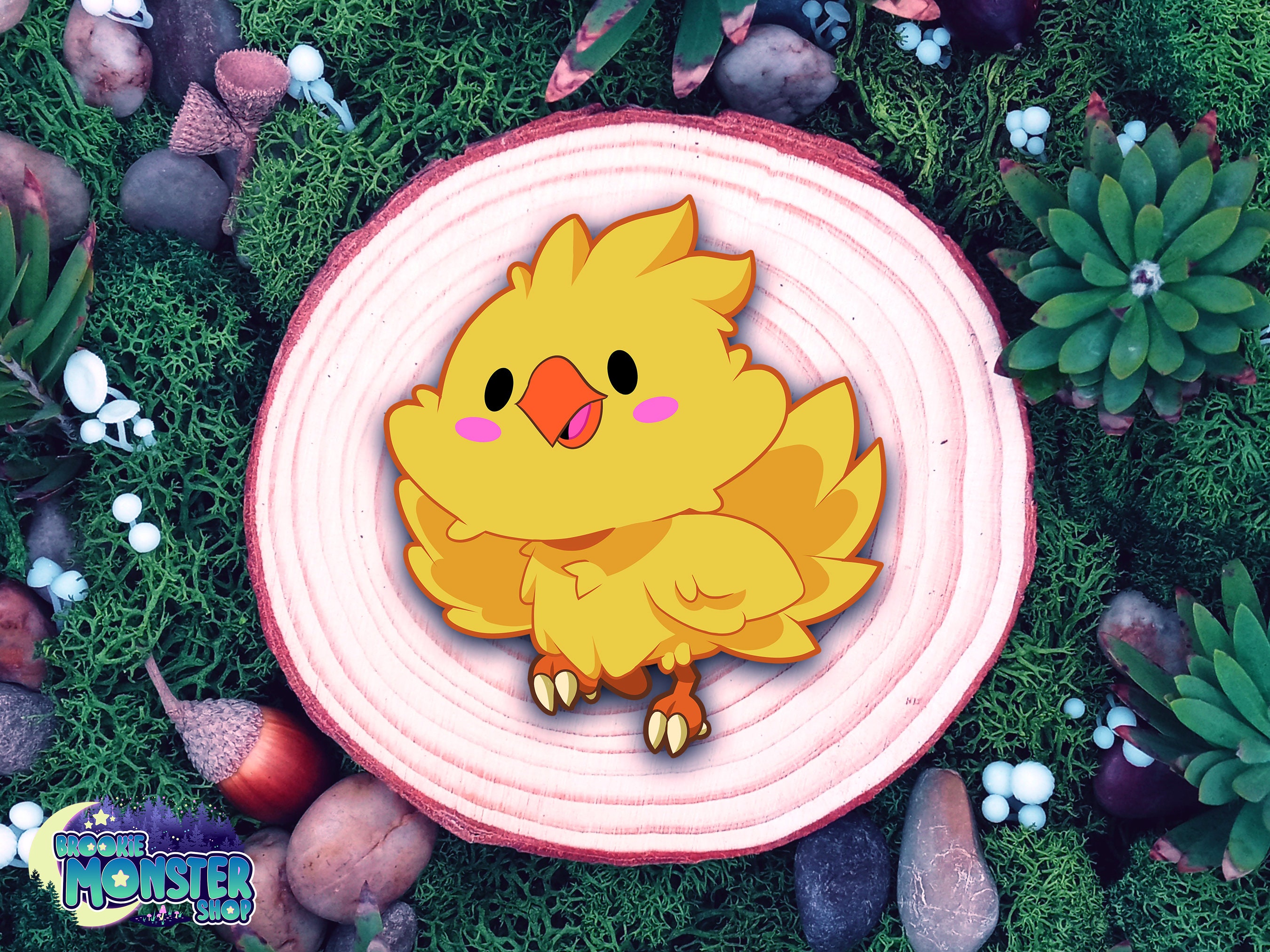 Chibi Kweh Wetterfest Matte Diecut Sticker, Aufkleber, Niedlich