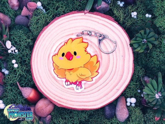 Chibi Kweh Clear Acrylic Double Sided Keychain Ireland - Main Image