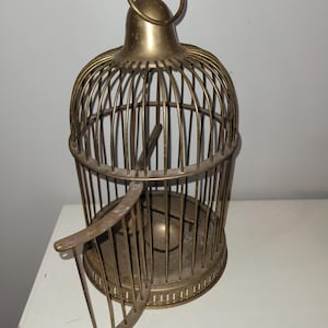 brass Birdcage vinatge