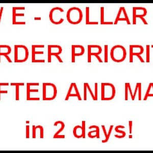 Additional fee for Electric Collar order prioritization.