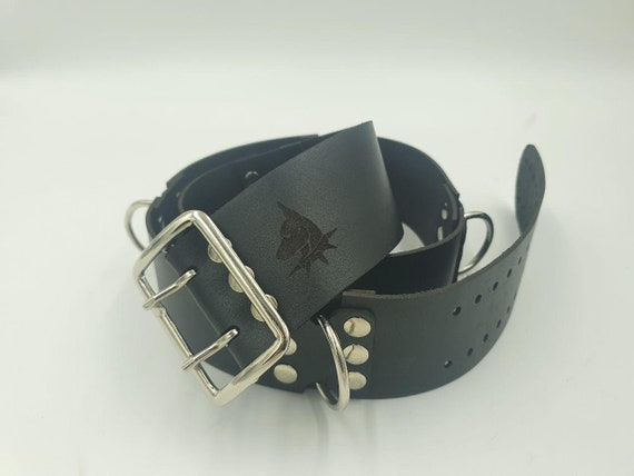 BDSM leather transport belt G8DBOY