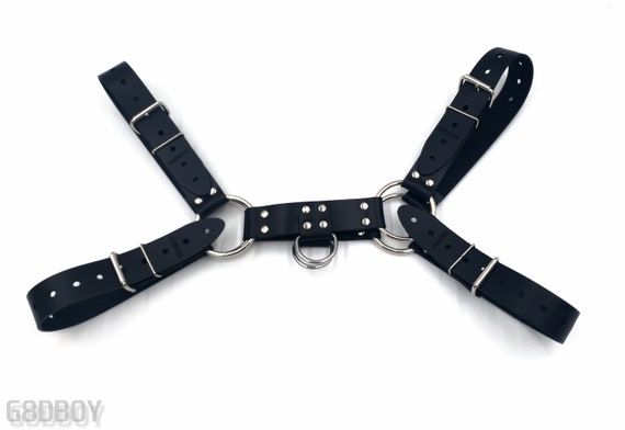 CUSTOMIZABLE BDSM Chest Leather Harness - Puppy Kitten Pet Play Harness