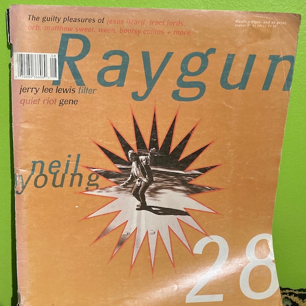 Vintage August '95 "RAYGUN"  MUSIC and STYLE magazine