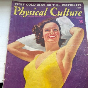 Vintage JULY 1939 magazine &quot;PHYSICAL CULTURE&quot; The Personal Problem Magazine