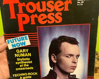 Vintage January 1981 "TROUSER PRESS"  Music magazine