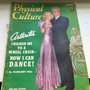 Vintage OCTOBER 1939 magazine &quot;PHYSICAL CULTURE&quot; The Personal Problem Magazine