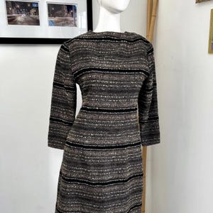 Vestido de lana tejida MCM TWEEDY MOD cosido a mano - Talla mediana