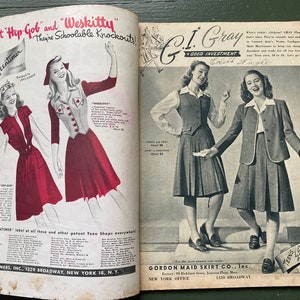 Vintage September 1944 magazine CALLING ALL GIRLS image 2