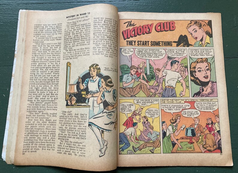 Vintage September 1944 magazine CALLING ALL GIRLS image 4