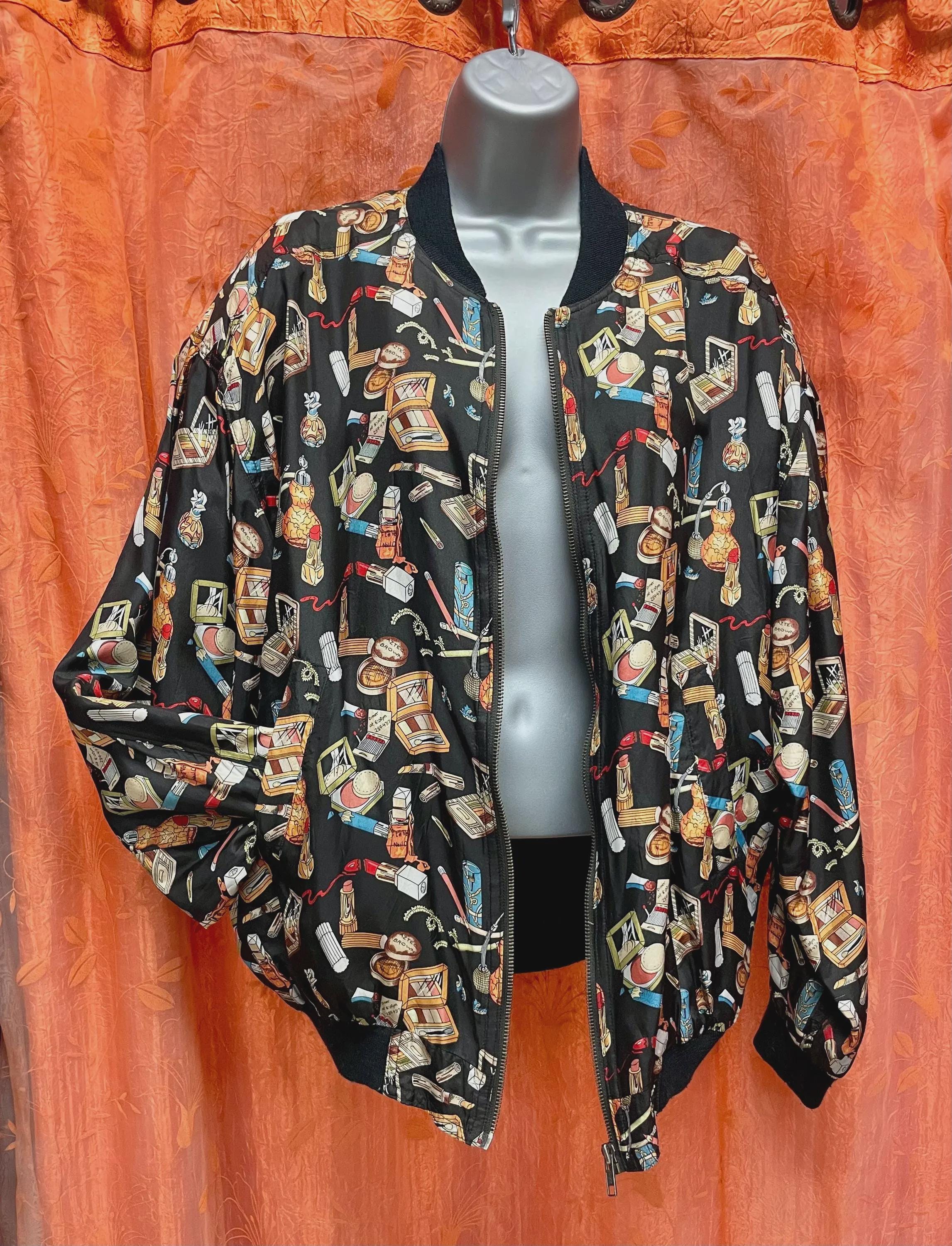 Nicole Miller Silk Jacket - Etsy Nicole Miller Silk Jacket - Etsy