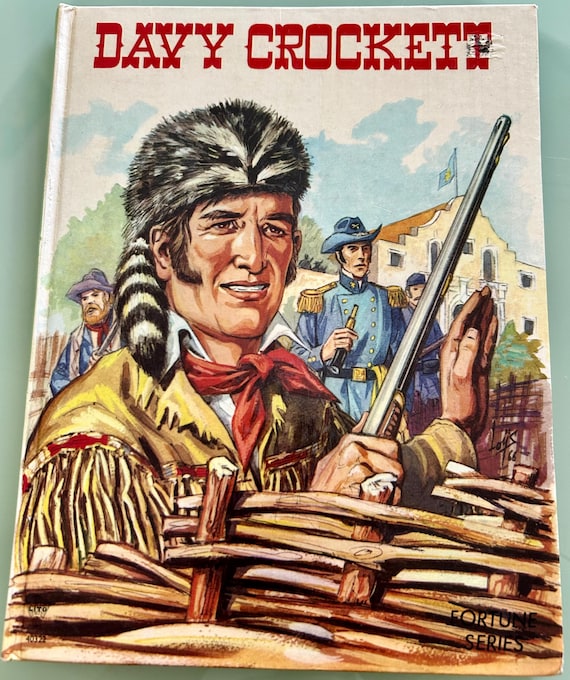 Vintage Circa 1950s DAVY CROCKETT Hardcover Children's Book - Etsy