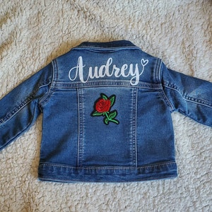 Personalized Baby Toddler Children Denim Jacket - Etsy