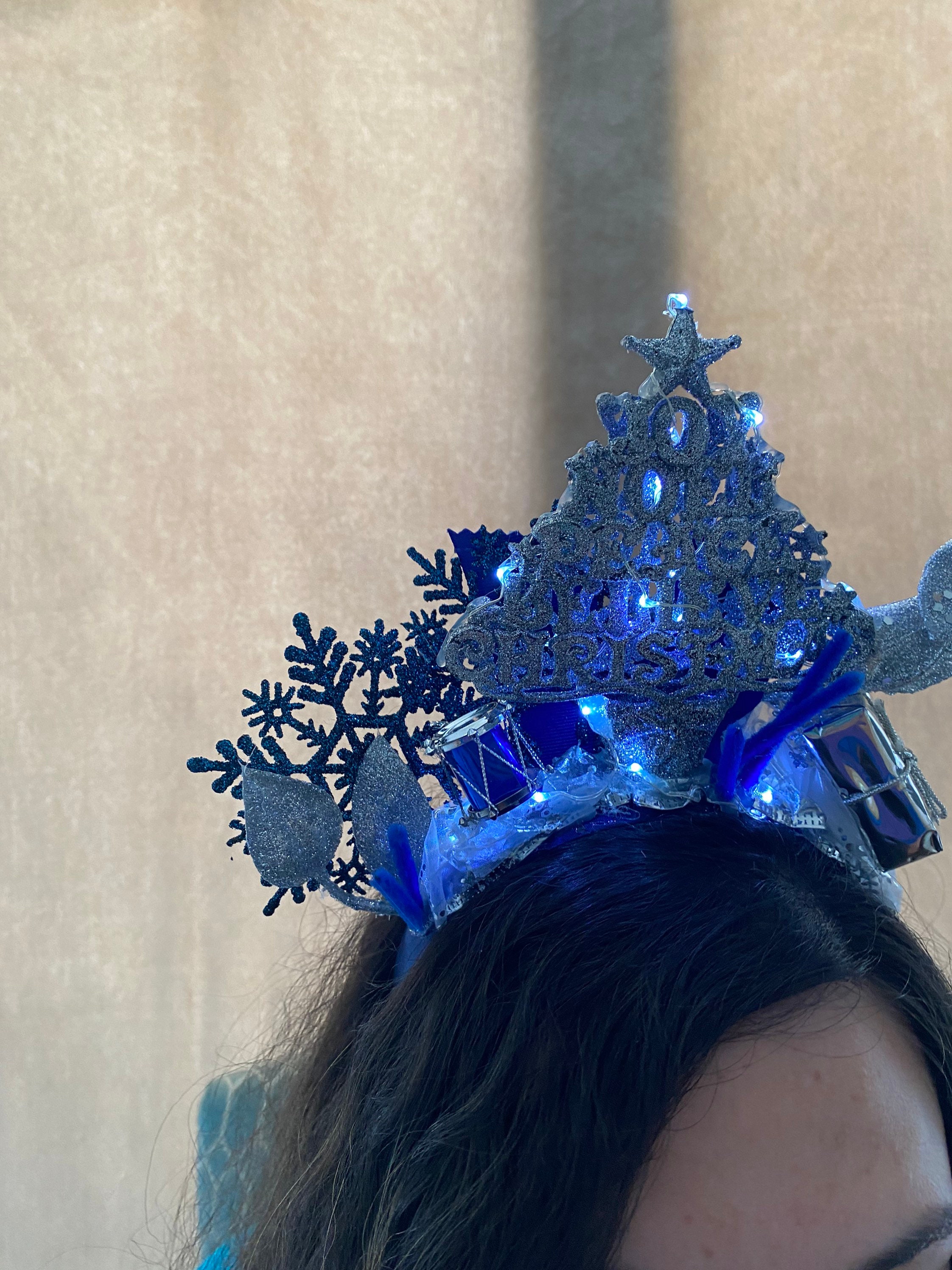 Beaded Christmas Tree Headband main image 0