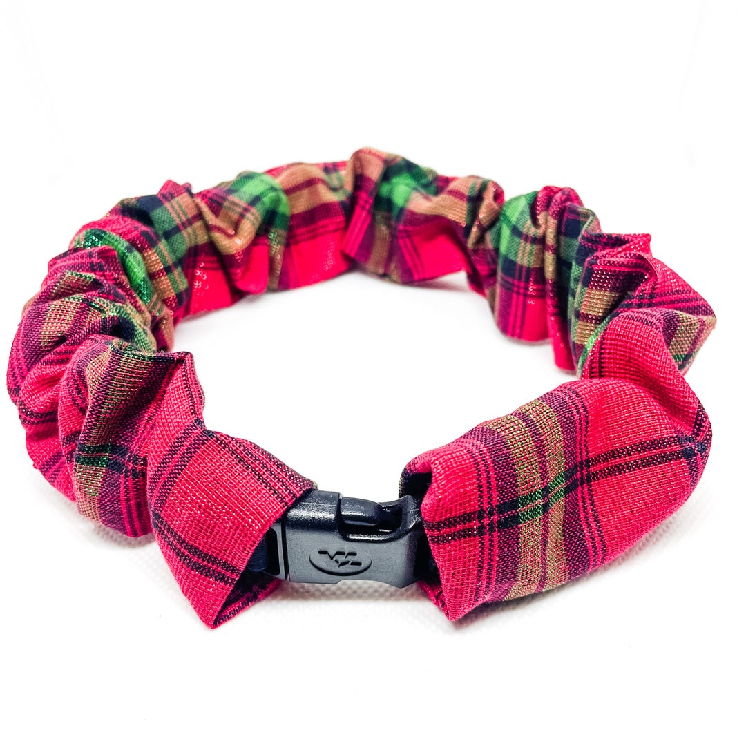 Christmas Collar Scrunchies 2 Collar Cover Seasonal Dog Apparel Etsy