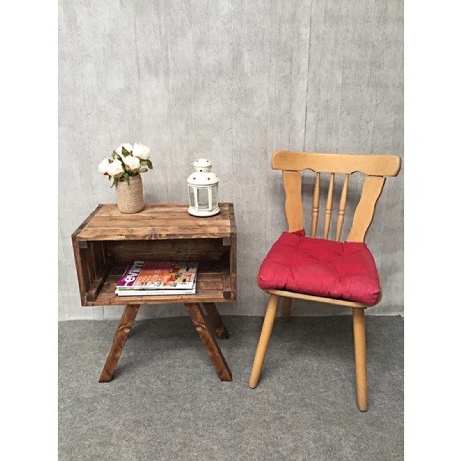 Decorative Bookcase Coffee Table Tumbled Coffee Table Etsy