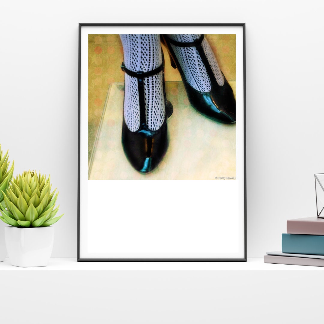 Tap Your Shoes Digital Collage Photo Print Etsy
