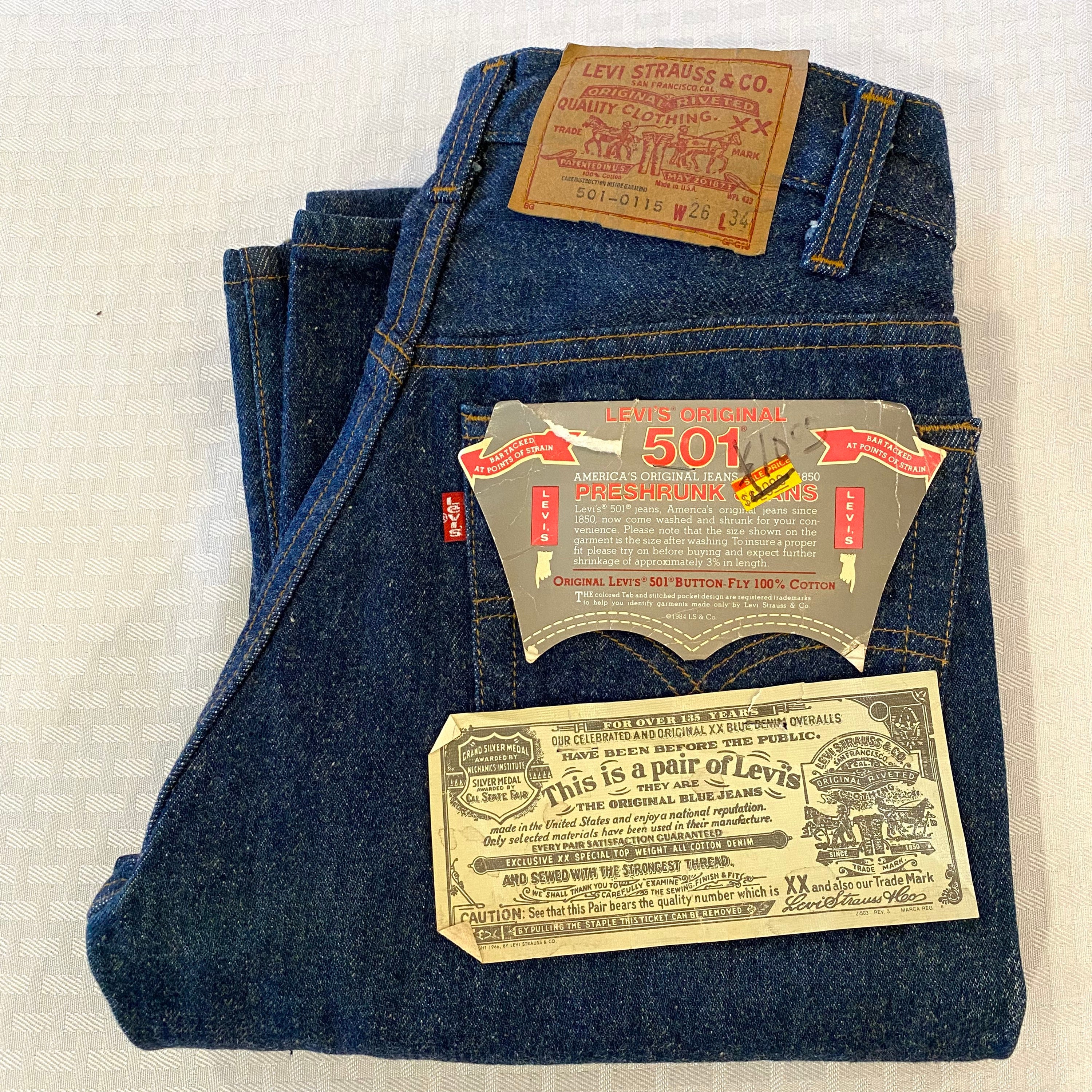 Vintage Levi's 501, Authentic, Never Worn or Washed, Flasher Vintage Levi's 501, Authentic, Never Worn or Washed, Flasher