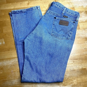 Vintage Wrangler 70's 80's rechte been, Cowboy Cut