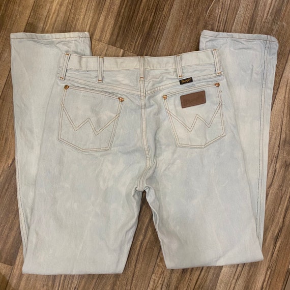 Vintage Wrangler Bleached Jeans High 