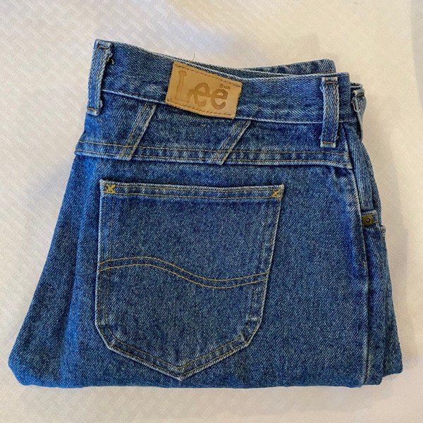 Vintage Lee UNION MADE Jeans for Women, Darker blue wash