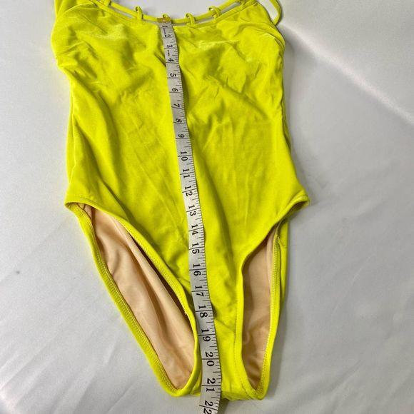 Carol Wior Vintage One Piece Swimsuit, Solid Color, Bright