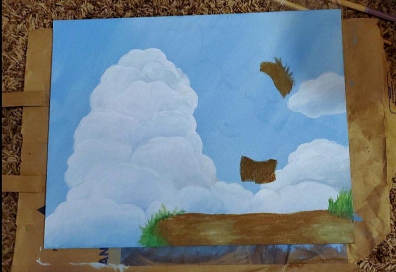 Studio Ghibli's Ponyo Painting - Etsy