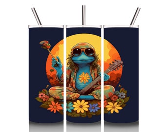 Hippie Frog Tumbler 20 ounce tumbler