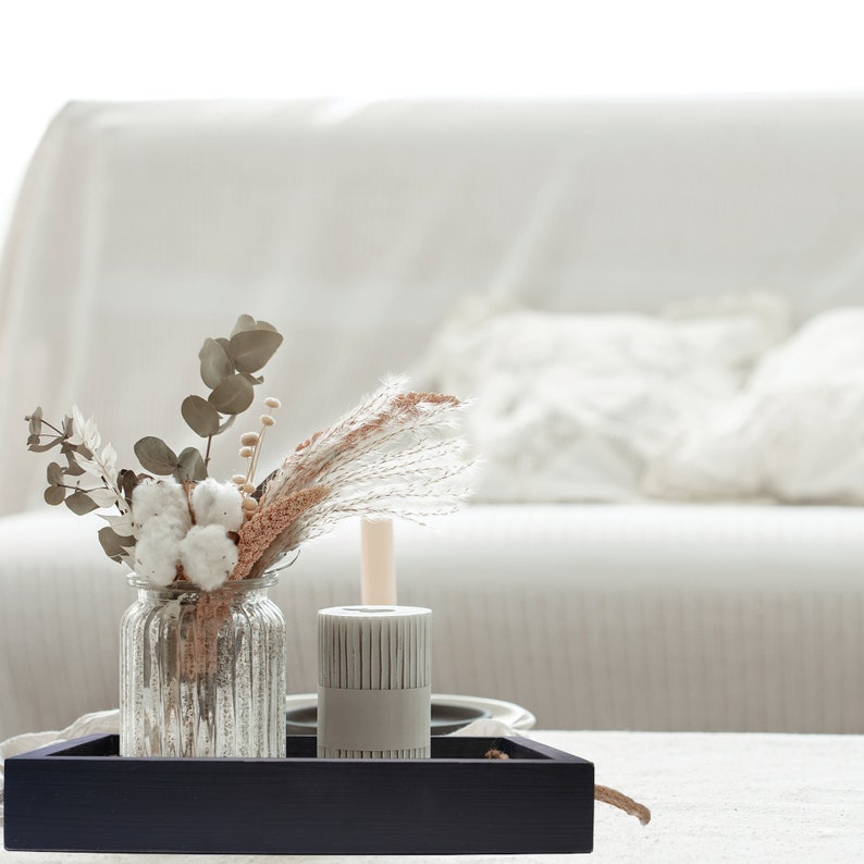 Black Decorative Tray Black Bathroom Tray Black Vanity Tray Etsy