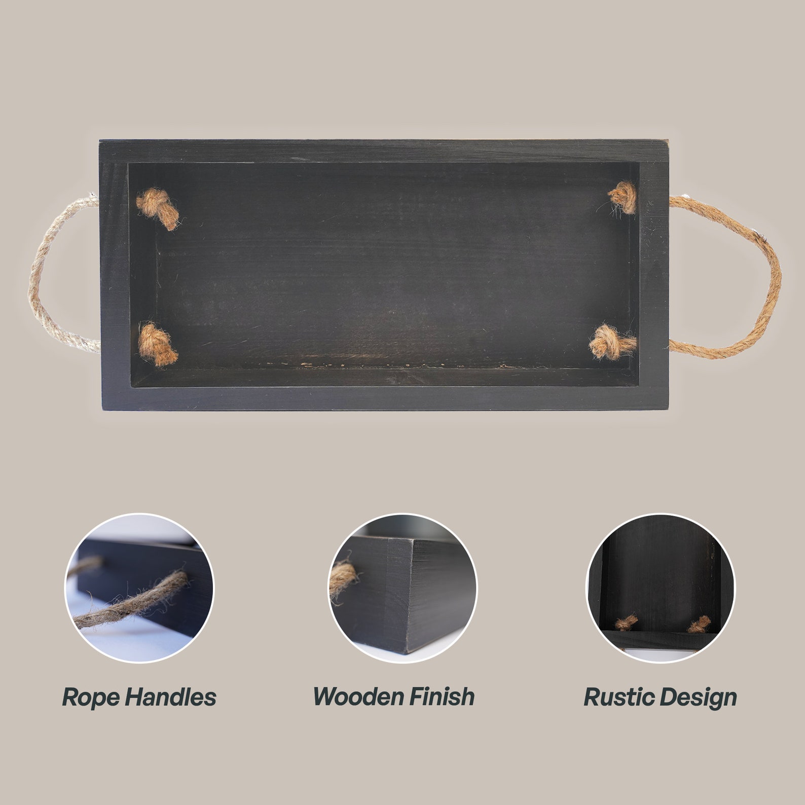 Black Decorative Tray Black Bathroom Tray Black Vanity Tray Etsy