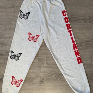 Custom College Butterfly Sweatpants