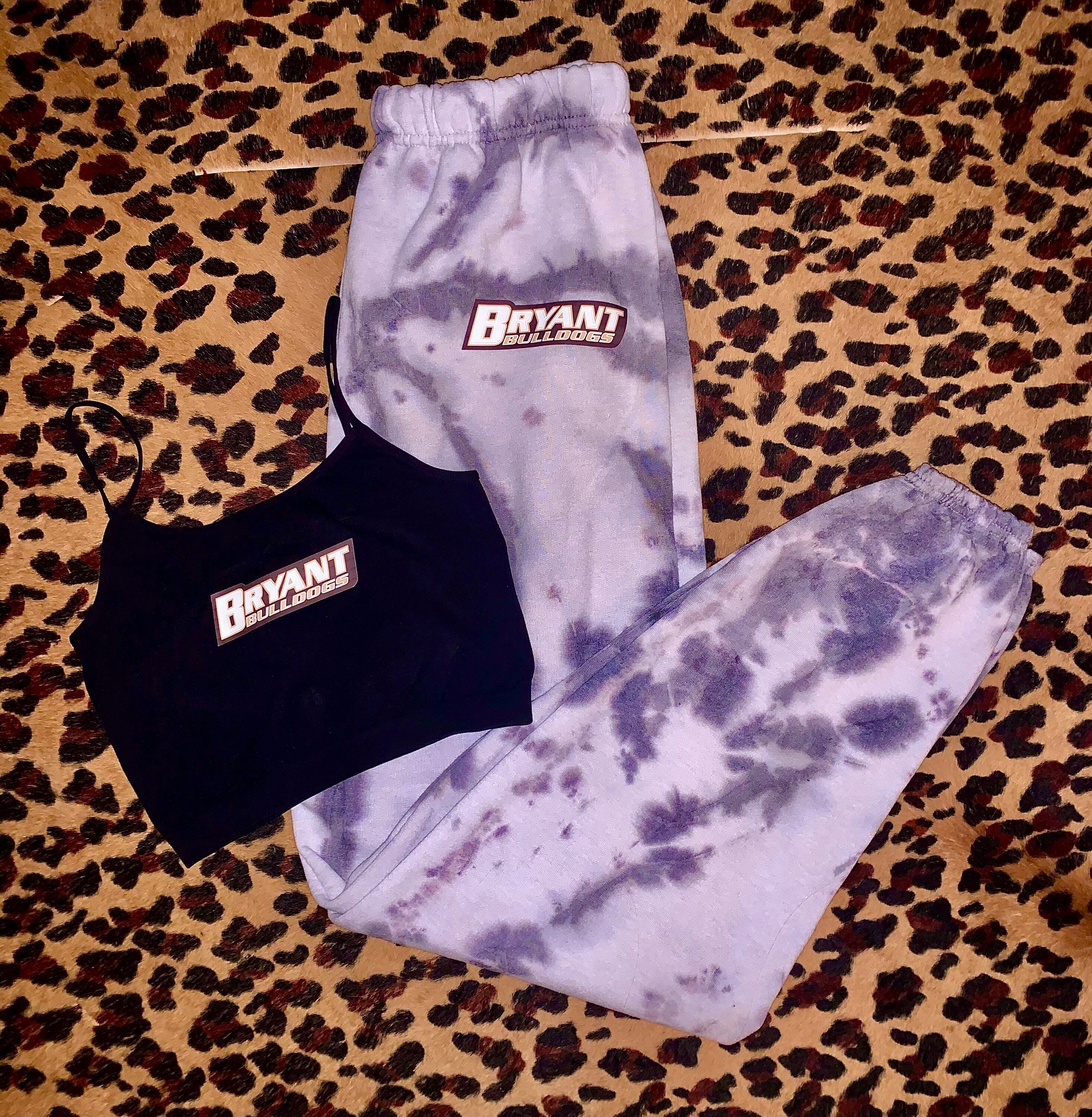 Tie dye tank online and sweatpants set