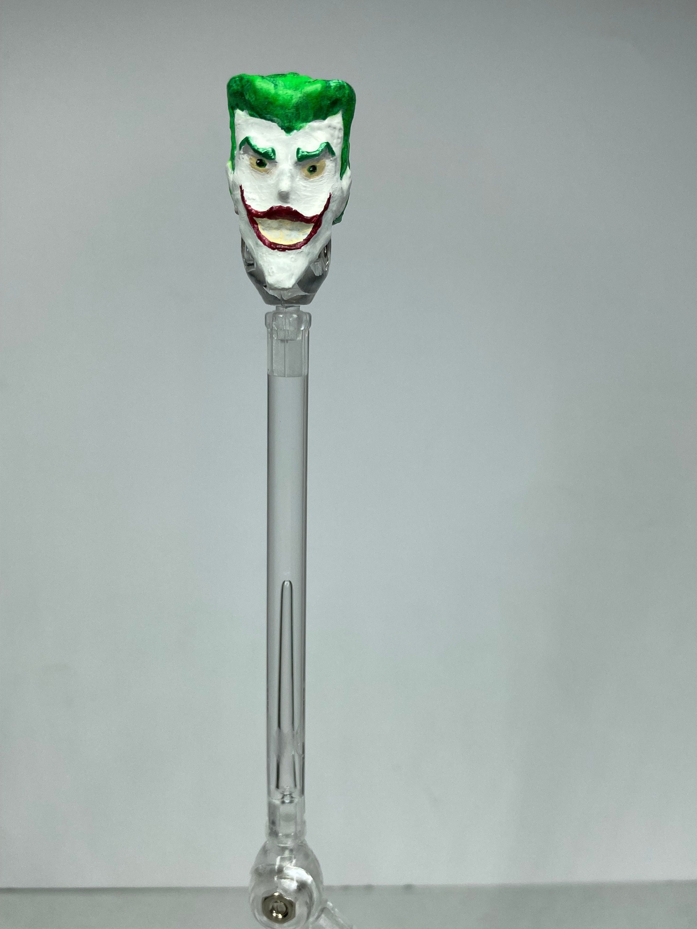 Joker Action Figure Head glow in the 